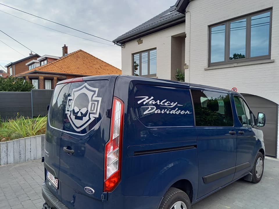 Lettrage style Harley